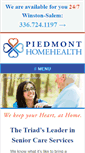 Mobile Screenshot of piedmonthomehealth.com